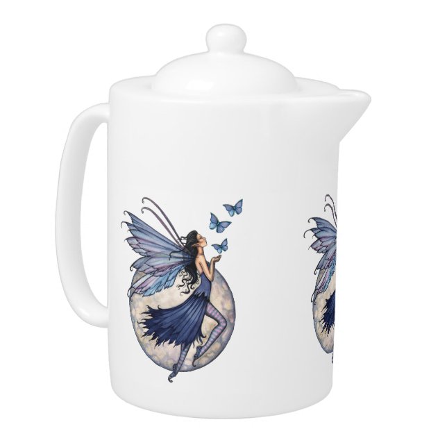 Midnight Blue Fairy Teapot (Left)