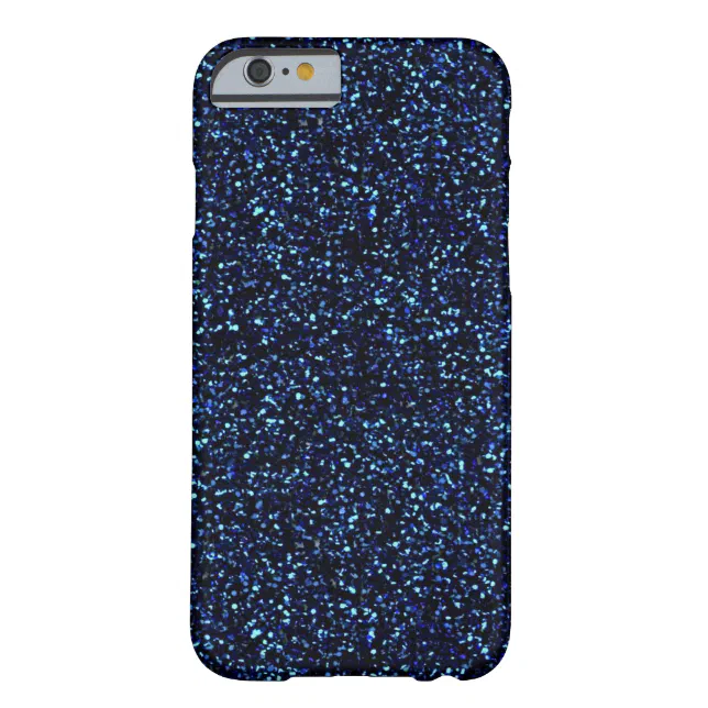 midnight blue glitter iPhone 6 case Zazzle
