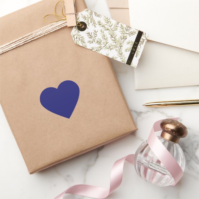 Midnight Blue Heart Sticker (Gifting)