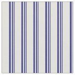 Midnight Blue &amp; Light Cyan Colored Stripes Fabric