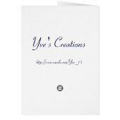 Midnight Blue Masquerade Cards (Back)