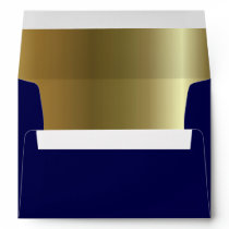 Midnight Blue Metallic Golden Inside A7 Envelope Midnight Blue Metallic Golden Inside A7 Envelope
