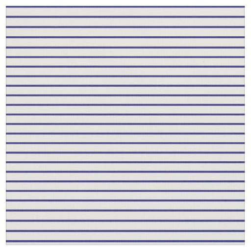 Midnight Blue & Mint Cream Pattern Fabric