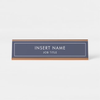 Midnight Blue Modern Professional