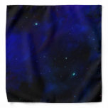 Midnight Blue Sky with Stars Bandana