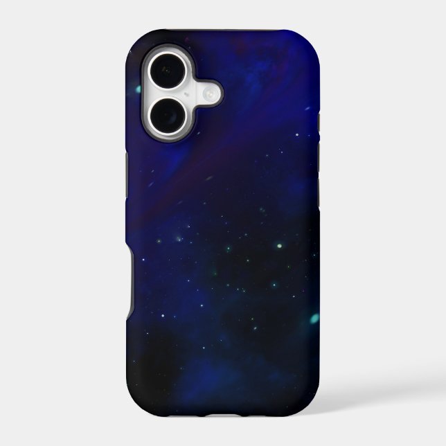 Midnight Blue Sky with Stars Case-Mate iPhone Case (Back)