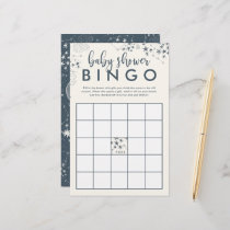 Midnight Blue Starry Night Baby Shower Bingo