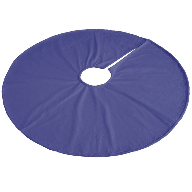 Midnight Blue Tree Skirt for Festive Home Charm