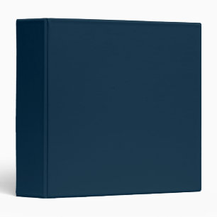 Midnight Blue Velvet 3 Ring Binder