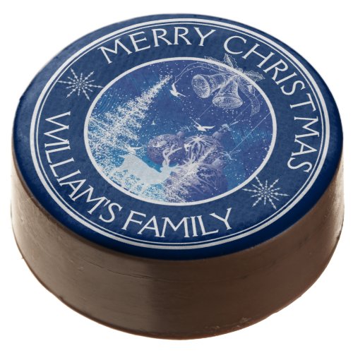 Midnight_Blue  White Enchanted Christmas Chocolate Covered Oreo
