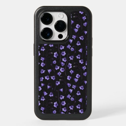 Midnight Bluebells Harebells Bellflowers OtterBox iPhone 14 Pro Case