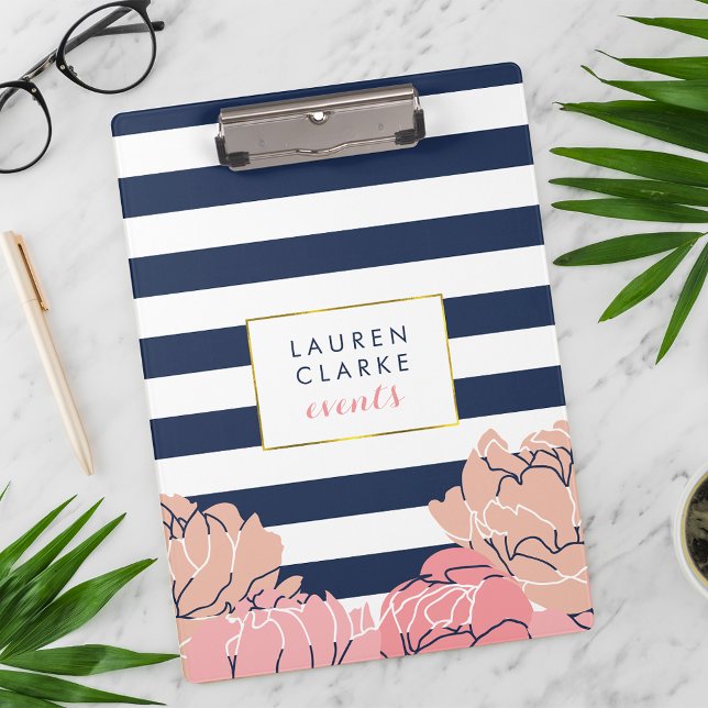 Midnight Blush Peony Clipboard (Creator Uploaded)