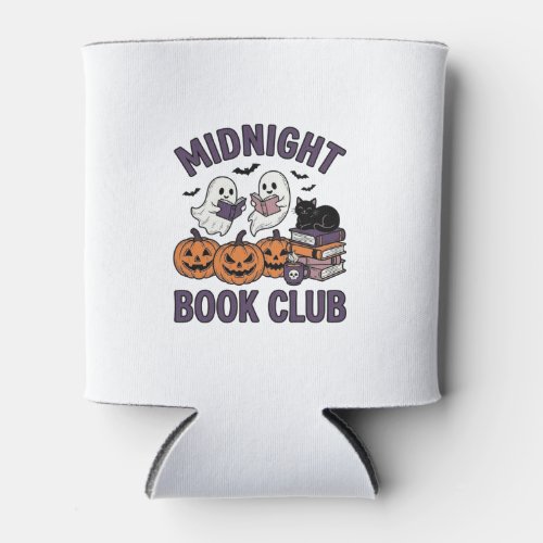 Midnight Book Club Halloween Reading Design_1 Can Cooler