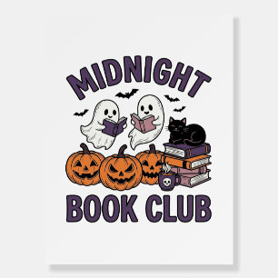 Midnight Book Club Halloween Reading Design_1 Foam Board