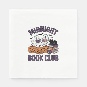Midnight Book Club Halloween Reading Design_1 Napkins