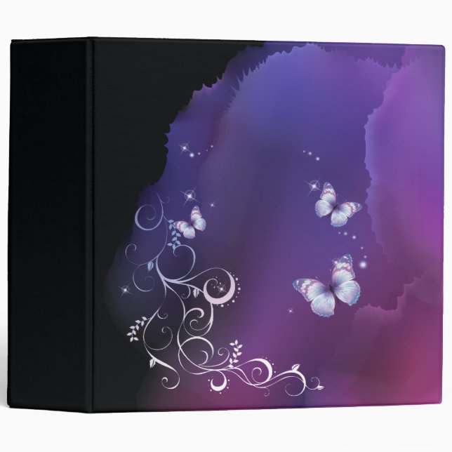 Midnight  Butterfly  Binder (Front/Spine)