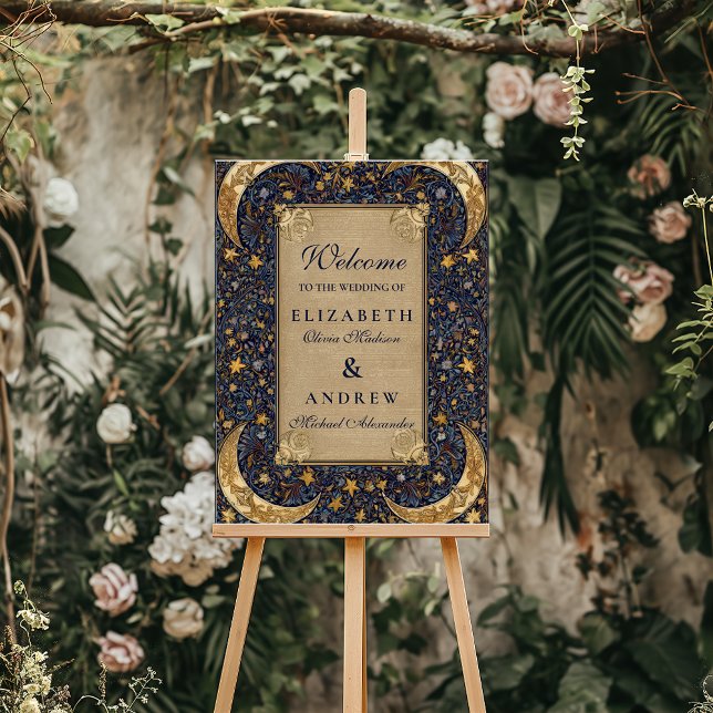 Midnight Celestial Baroque Wedding Foam Board (Creator Uploaded)