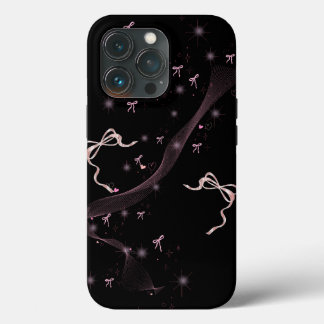 Midnight Celestial Black & Golden Helix Phone Case