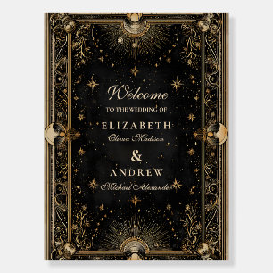 Midnight Celestial Luxe Wedding Foam Board