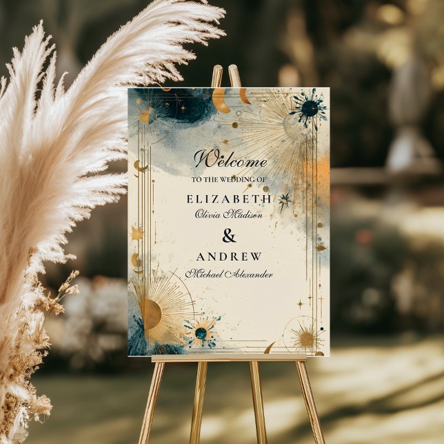 Midnight Celestial Wedding Foam Board (Creator Uploaded)
