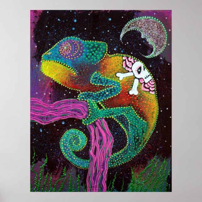 Midnight Chameleon Poster (Front)