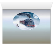 Midnight Christmas Train with Girl and Santa (Inside Horizontal (Bottom))