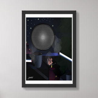 Midnight Cigarette : Digital Image by JHT Framed Art