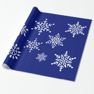 Midnight Clear - Snowflakes Wrapping Paper