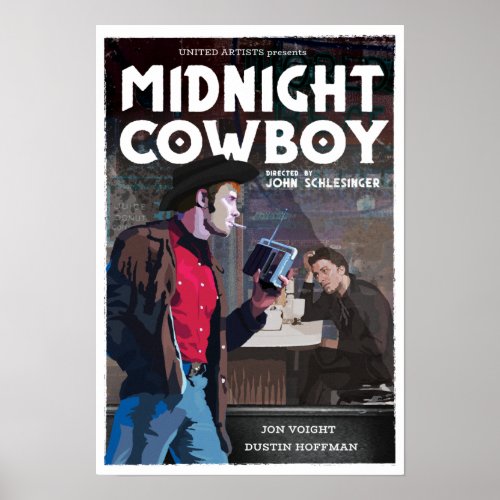 Midnight Cowboy alternative movie poster