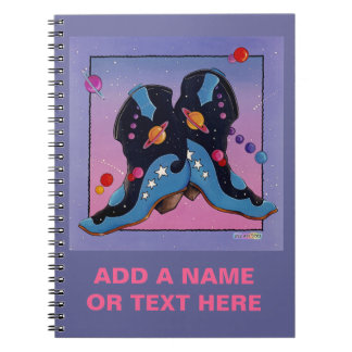 Midnight Cowboy Boots Notebook