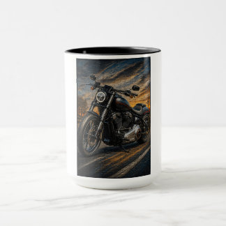 Midnight Cruiser Mosaic Art Mug