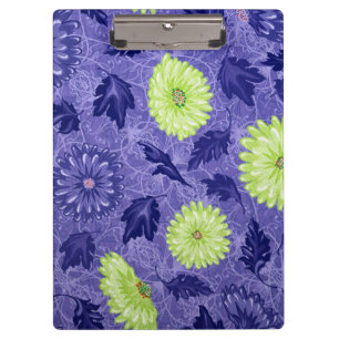 Midnight Daisy Garden Clipboard