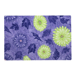 Midnight Daisy Garden Placemat