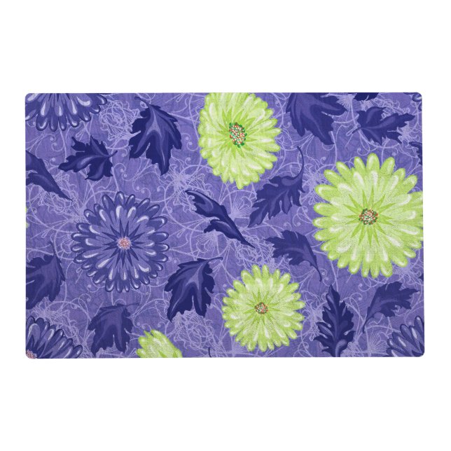 Midnight Daisy Garden Placemat (Front)