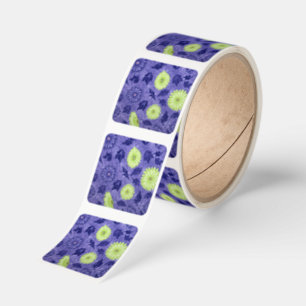 Midnight Daisy Garden Square Sticker