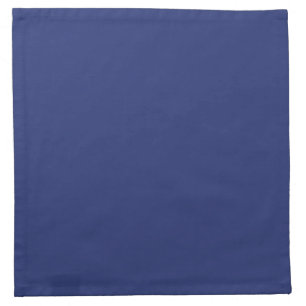 Midnight Dark Blue Personalized Navy Background Napkin