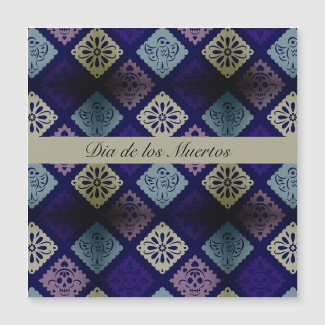 Midnight Dia de los Muertos Mexican Folk Art (Front)