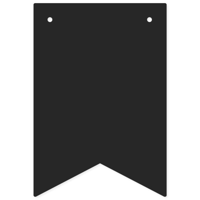 Midnight Elegance Bridal Shower Bunting Flags (First Flag)