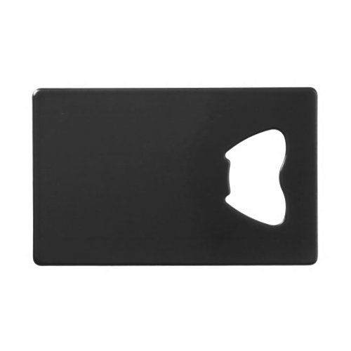 Midnight Elegance Bridal Shower Credit Card Bottle Opener