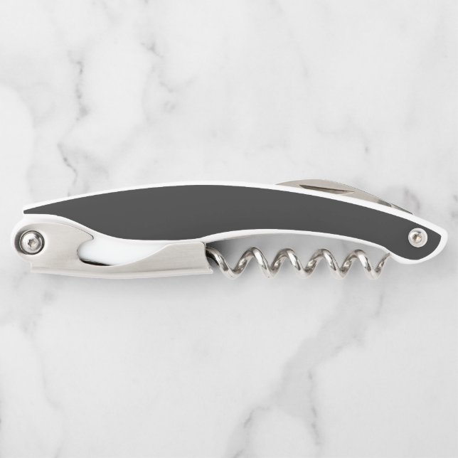 Midnight Elegance Bridal Shower Waiter's Corkscrew (Front)