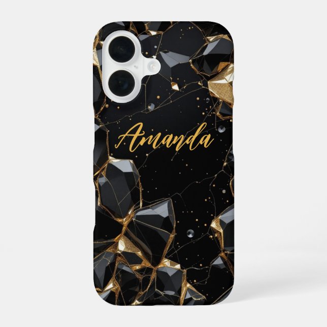 Midnight Elegance Iphone Case (Back)