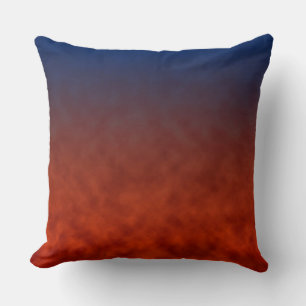Midnight Emberfall Throw Pillow