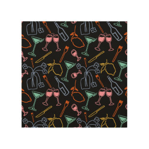 Midnight Feast Wood Wall Art
