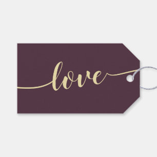 Midnight Fig Cheers Simple Love Gift Tags
