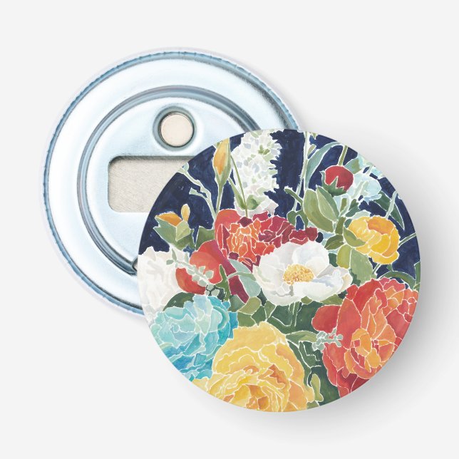 Midnight Florals I Bottle Opener (Front)