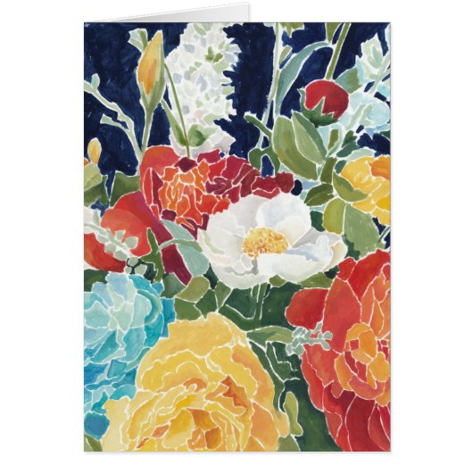 Midnight Florals I Cards (Front)