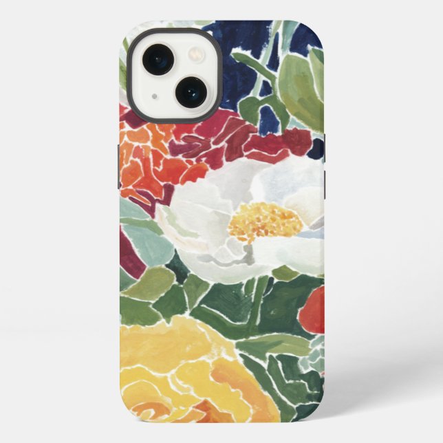 Midnight Florals I Iphone Case (Back)