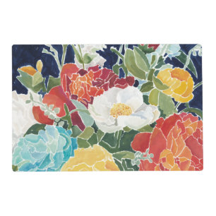 Midnight Florals I Placemat