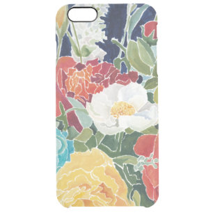 Midnight Florals I Clear iPhone 6 Plus Case