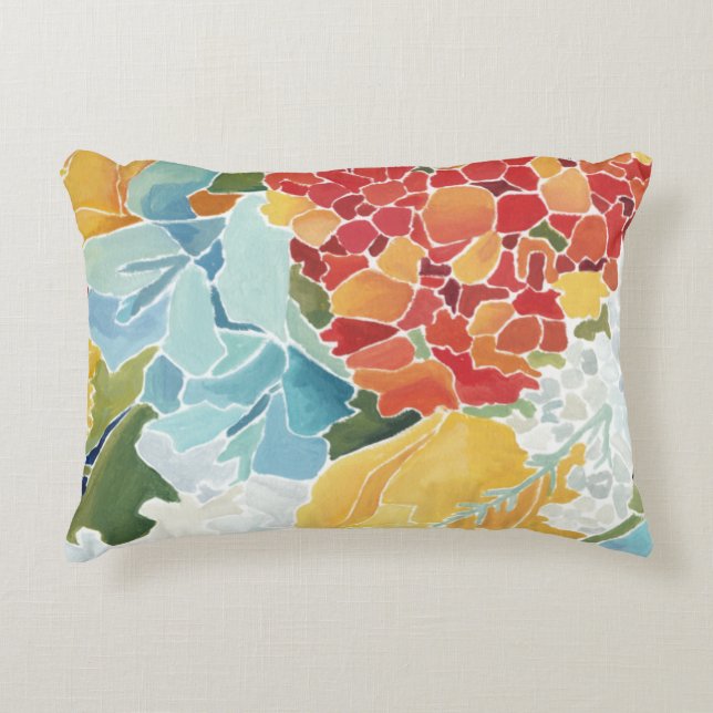 Midnight Florals II Accent Pillow (Front)